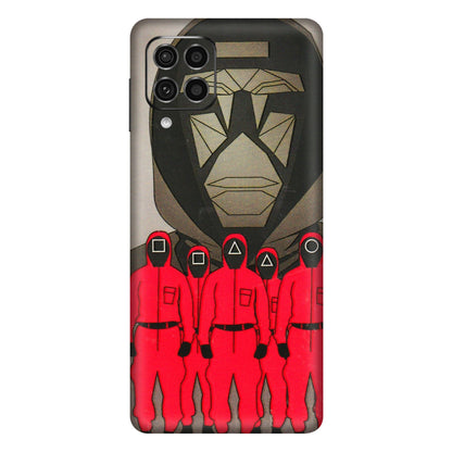 Samsung M/F/Note/Flip and C Phone Skins (All Models) - Squid Game Hero - 3D Embossed Finish (L-245) Samsung Galaxy F62