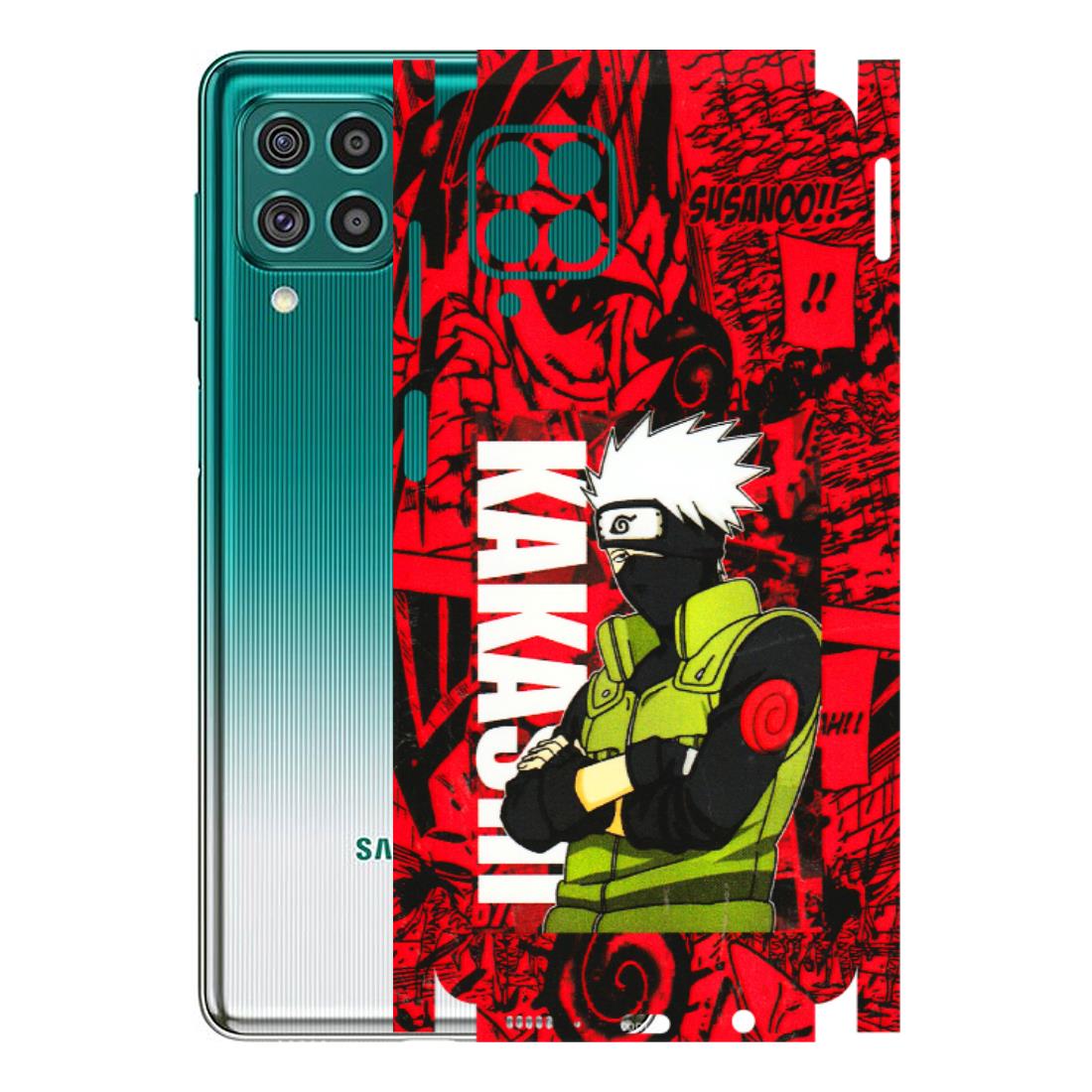 Samsung M/F/Note/Flip and C Phone Skins (All Models) - Kakashi Red Anime - 3D Embossed Finish (L-251) Samsung Galaxy F62