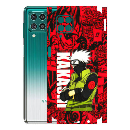 Samsung M/F/Note/Flip and C Phone Skins (All Models) - Kakashi Red Anime - 3D Embossed Finish (L-251) Samsung Galaxy F62