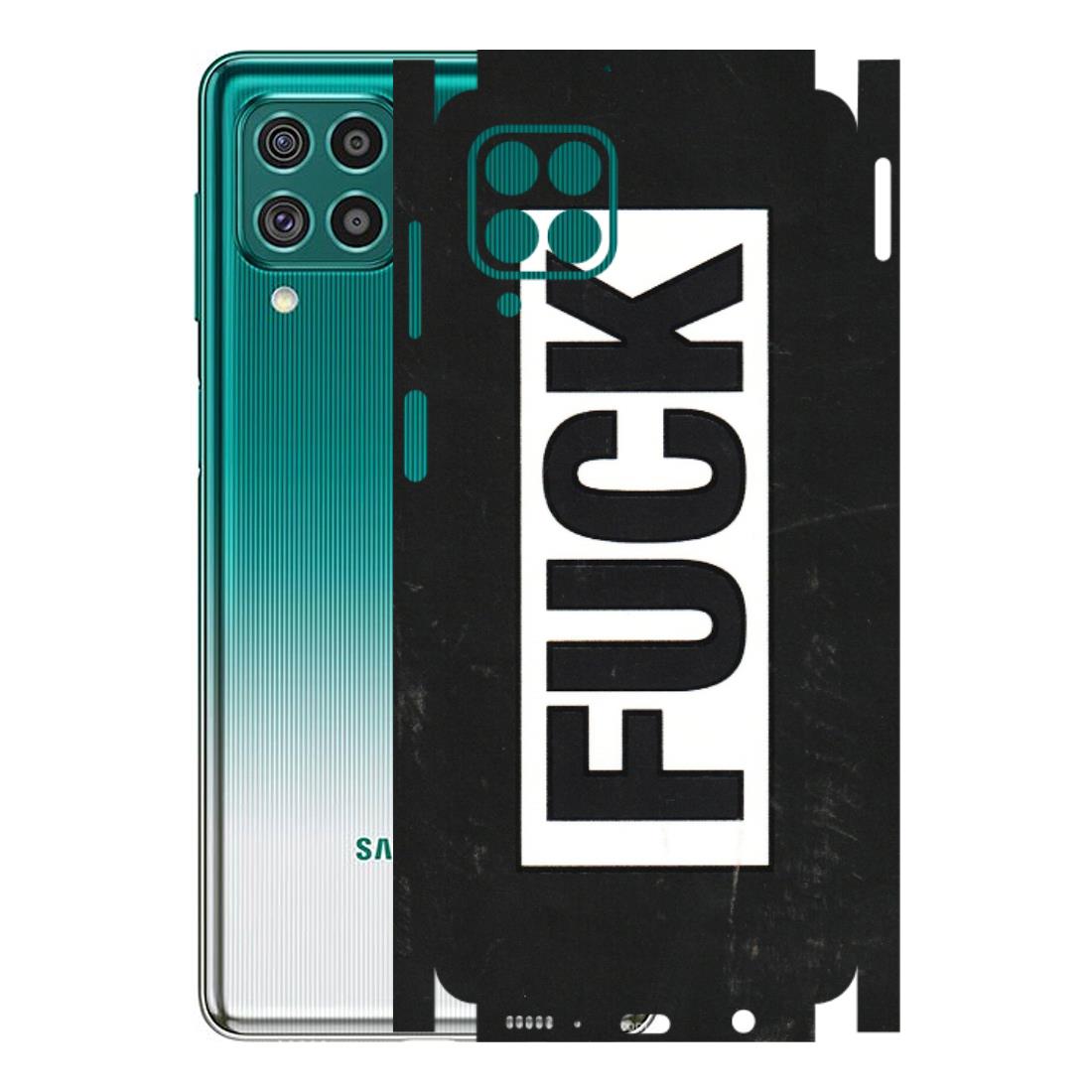 Samsung M/F/Note/Flip and C Phone Skins (All Models) - The F Word - 3D Embossed Finish (L-255) Samsung Galaxy F62