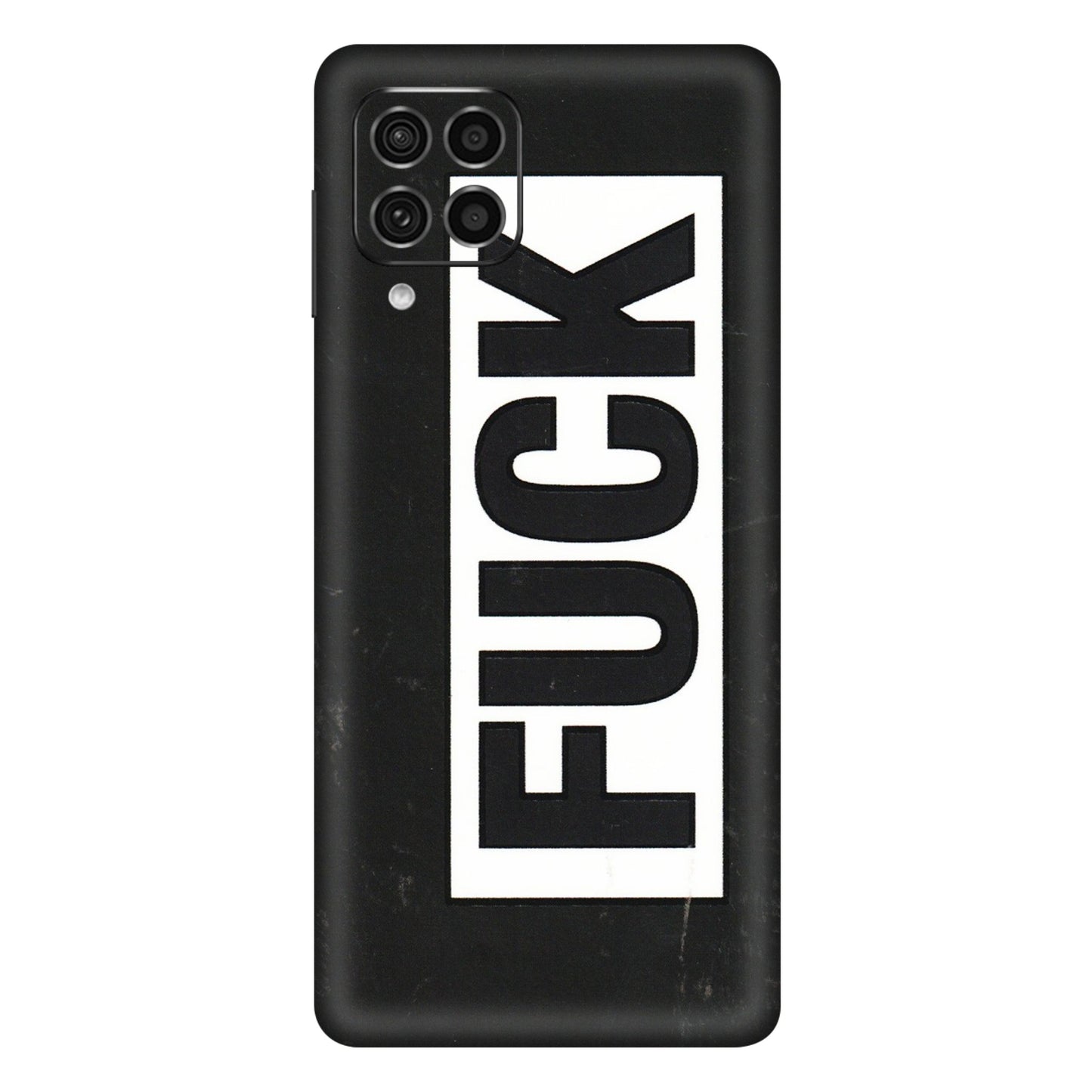 Samsung M/F/Note/Flip and C Phone Skins (All Models) - The F Word - 3D Embossed Finish (L-255) Samsung Galaxy F62