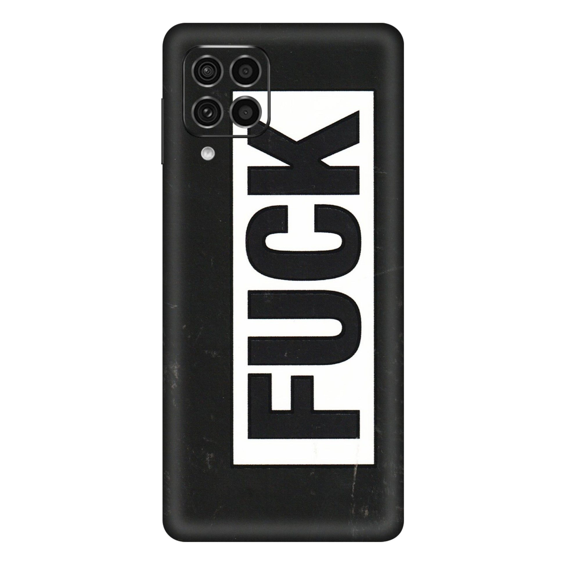 Samsung M/F/Note/Flip and C Phone Skins (All Models) - The F Word - 3D Embossed Finish (L-255) Samsung Galaxy F62