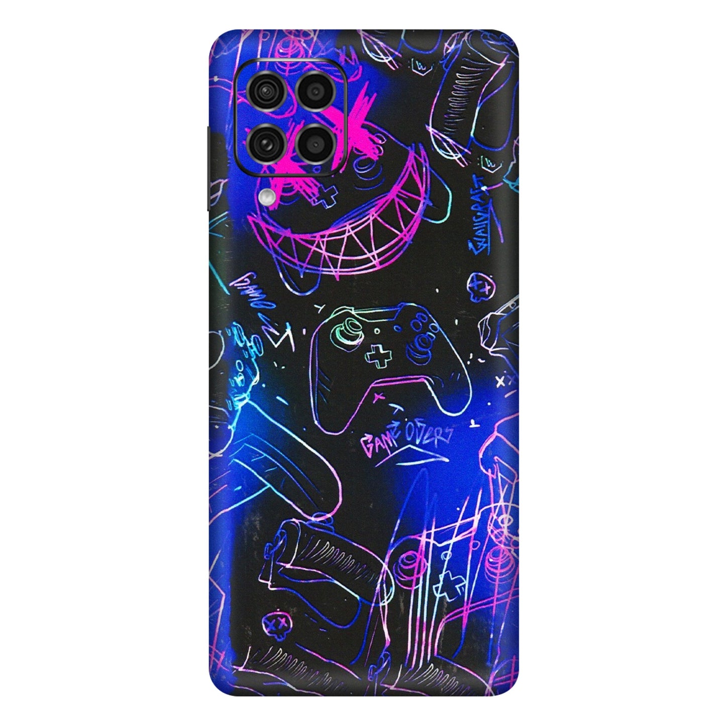 Samsung M/F/Note/Flip and C Phone Skins (All Models) - Gamers Paradise - 3D Embossed Finish (L-258) Samsung Galaxy F62