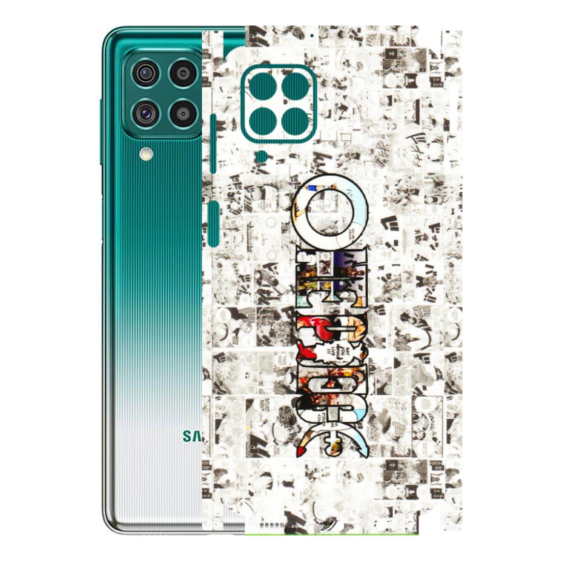 Samsung M/F/Note/Flip and C Phone Skins (All Models) - One Piece Manga - 3D Embossed Finish (L-26) Samsung Galaxy F62