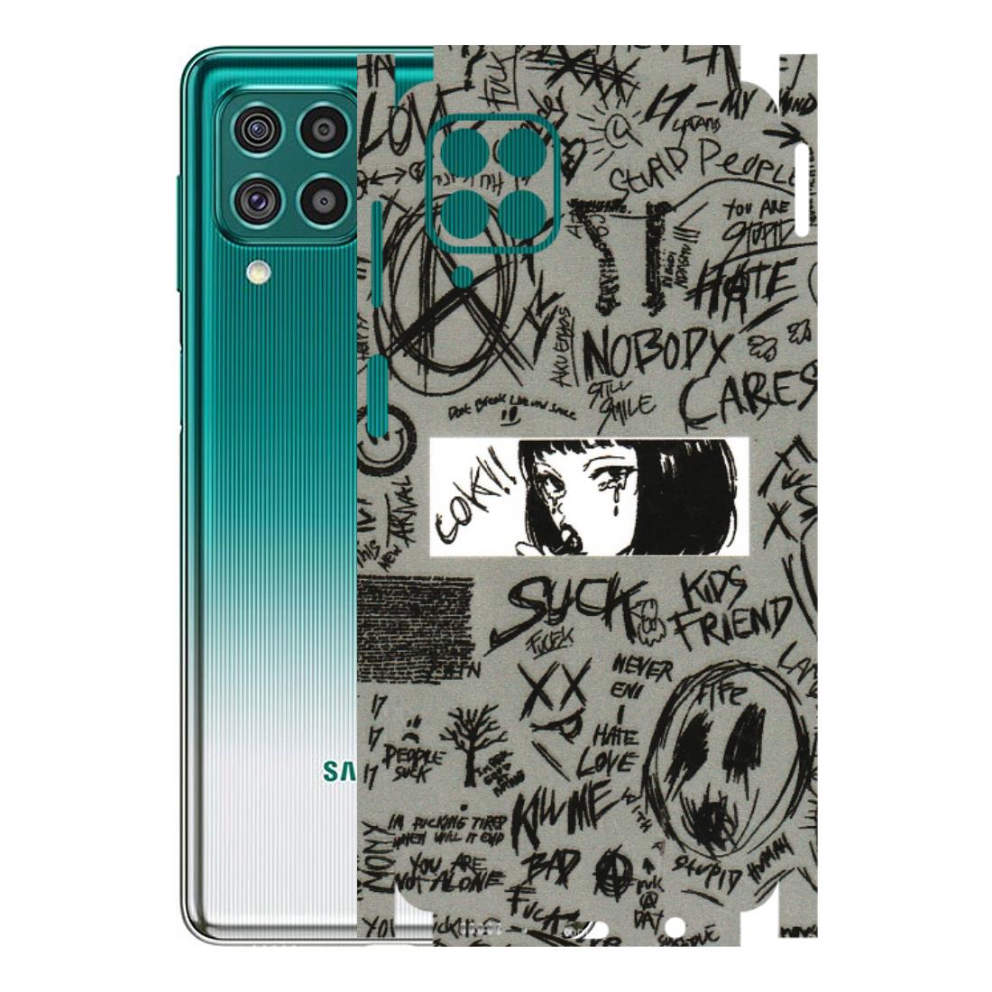 Samsung M/F/Note/Flip and C Phone Skins (All Models) - Never Have Love Anime - 3D Embossed Finish (L-260) Samsung Galaxy F62