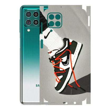 Samsung M/F/Note/Flip and C Phone Skins (All Models) - New Grey Sneaker - 3D Embossed Finish (L-261) Samsung Galaxy F62