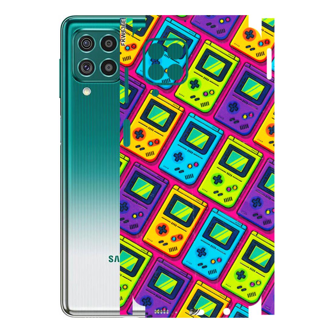 Samsung M/F/Note/Flip and C Phone Skins (All Models) - Gameboy Colourful - 3D Embossed Finish (L-266) Samsung Galaxy F62