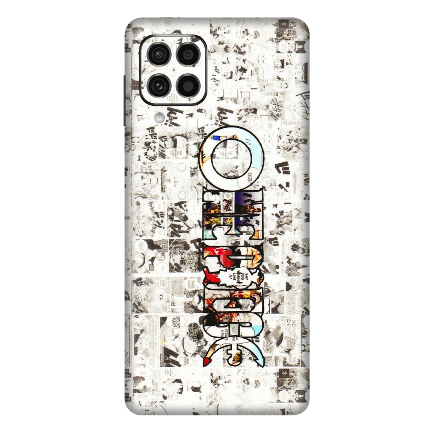 Samsung M/F/Note/Flip and C Phone Skins (All Models) - One Piece Manga - 3D Embossed Finish (L-26) Samsung Galaxy F62