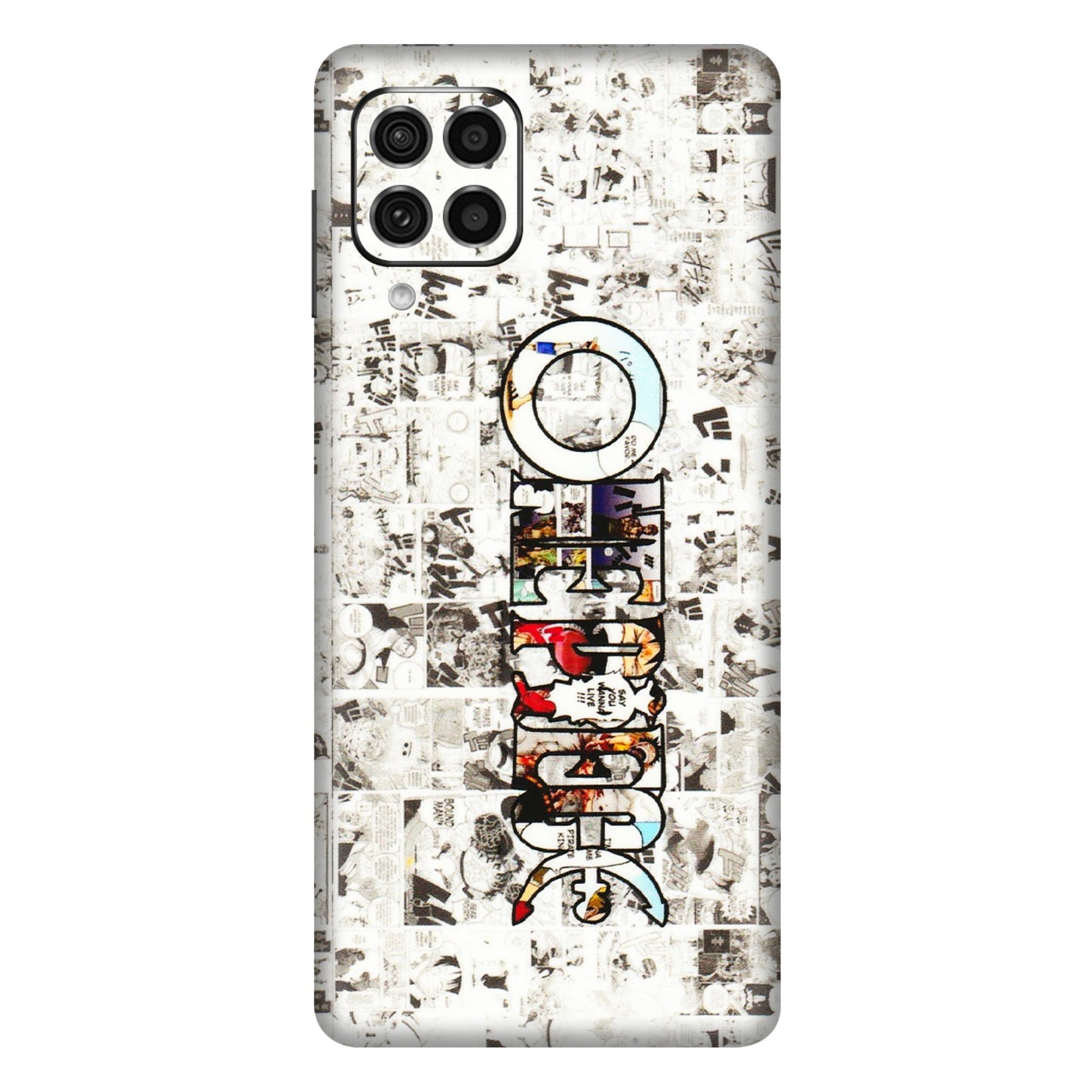 Samsung M/F/Note/Flip and C Phone Skins (All Models) - One Piece Manga - 3D Embossed Finish (L-26) Samsung Galaxy F62
