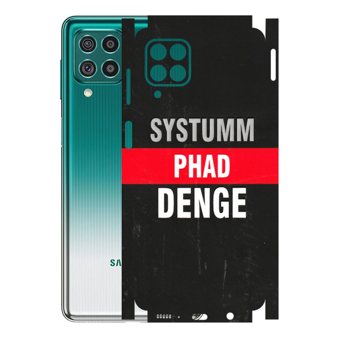 Samsung M/F/Note/Flip and C Phone Skins (All Models) - Systumm Phad Denge - 3D Embossed Finish (L-278) Samsung Galaxy F62