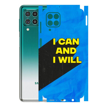 Samsung M/F/Note/Flip and C Phone Skins (All Models) - I Can And I Will - 3D Embossed Finish (L-281) Samsung Galaxy F62