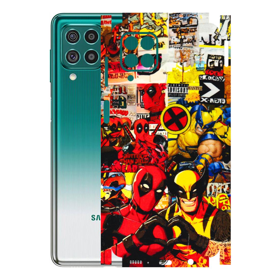 Samsung M/F/Note/Flip and C Phone Skins (All Models) - Spidy Wolverine - 3D Embossed Finish (L-310) Samsung Galaxy F62