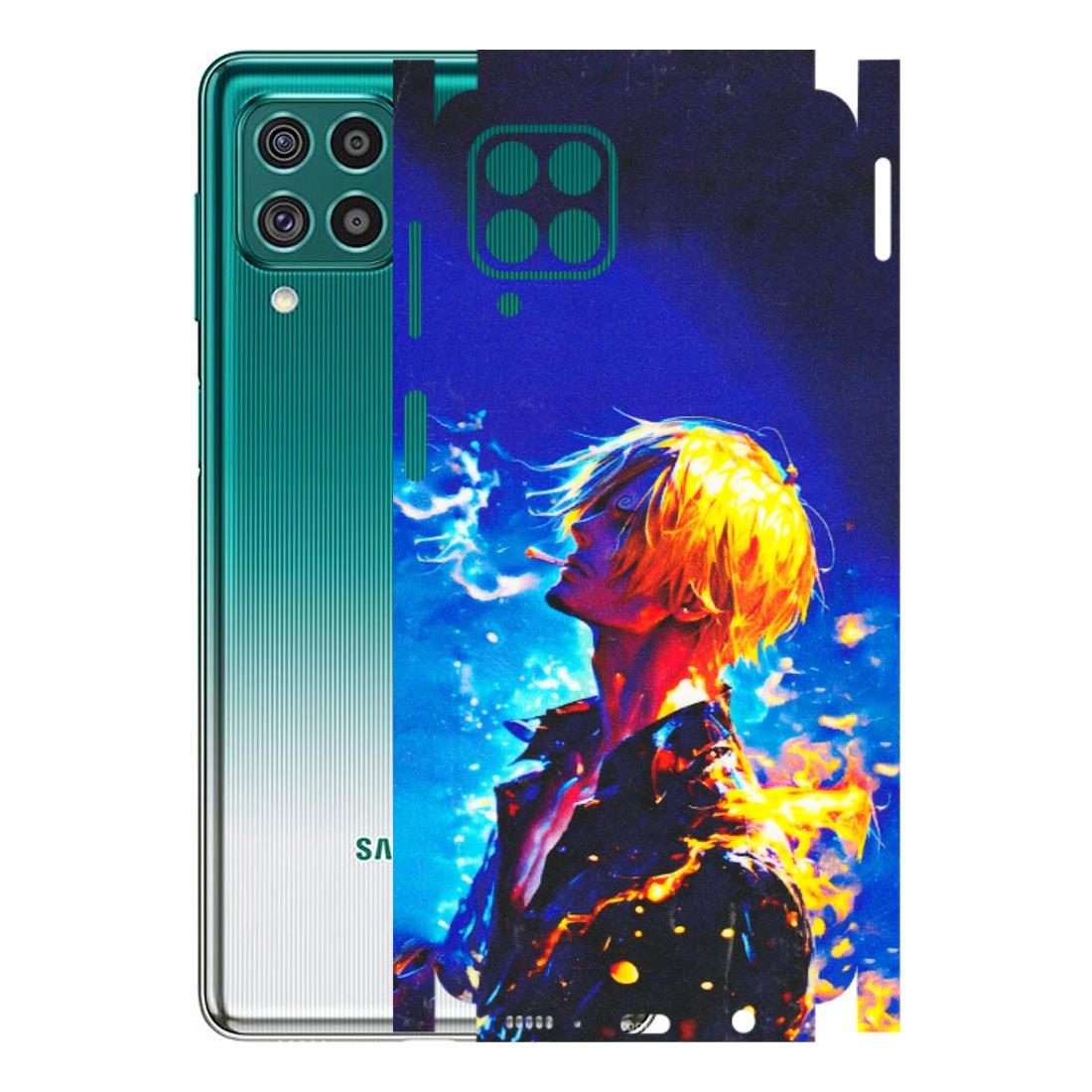 Samsung M/F/Note/Flip and C Phone Skins (All Models) - Sanji Vinsmoke One Piece - 3D Embossed Finish (L-319) Samsung Galaxy F62