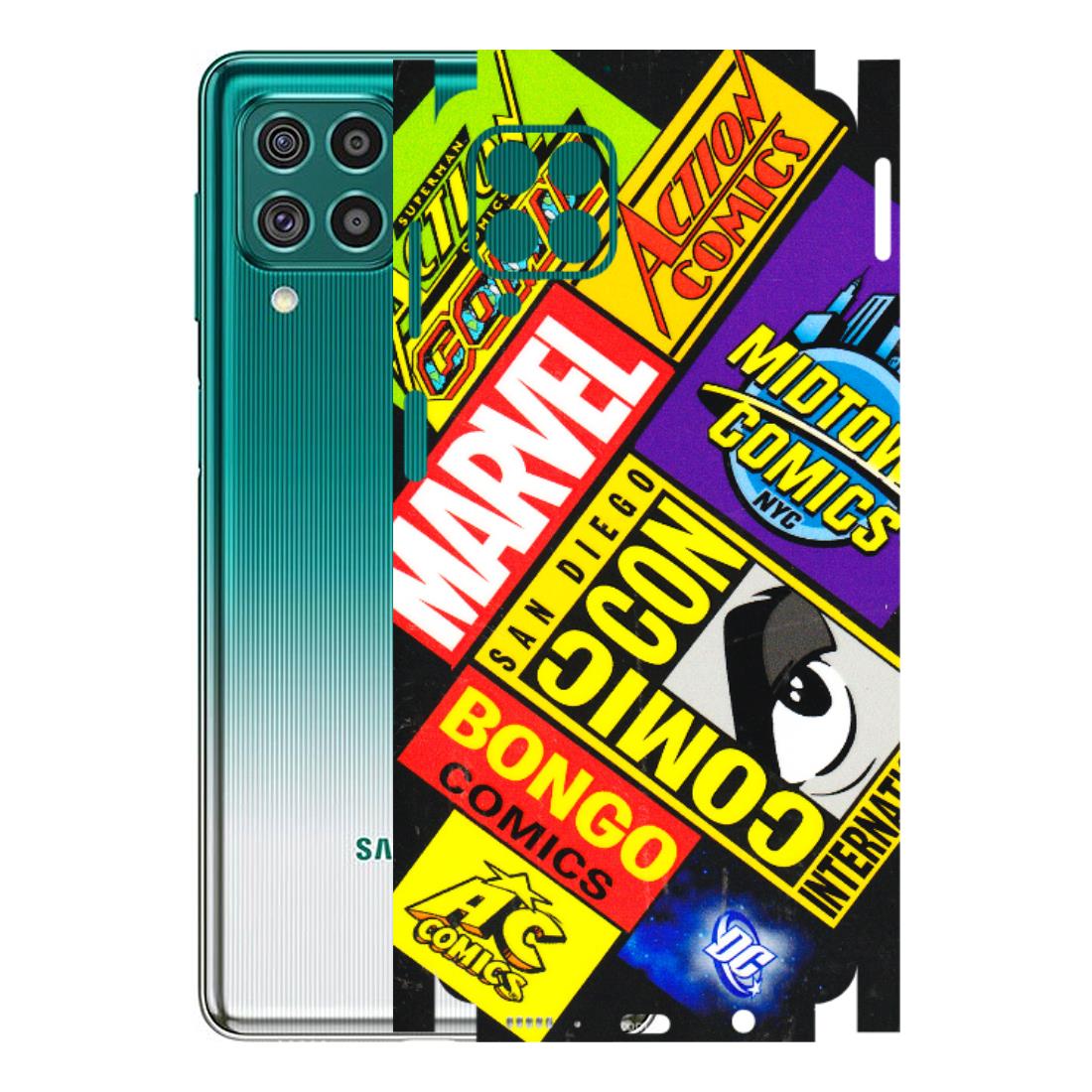 Samsung M/F/Note/Flip and C Phone Skins (All Models) - Bongo Comic Con - 3D Embossed Finish (L-325) Samsung Galaxy F62