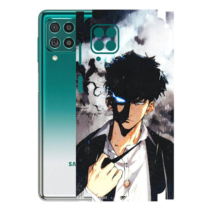 Samsung M/F/Note/Flip and C Phone Skins (All Models) - Sung Jinwoo Manhwa Anime - 3D Embossed Finish (L-328) Samsung Galaxy F62