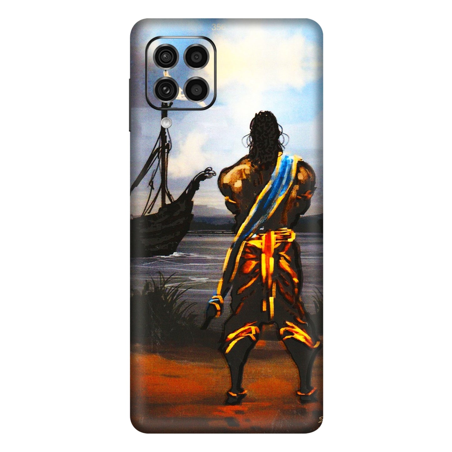 Samsung M/F/Note/Flip and C Phone Skins (All Models) - Heavenly God Figure - 3D Embossed Finish (L-34) Samsung Galaxy F62