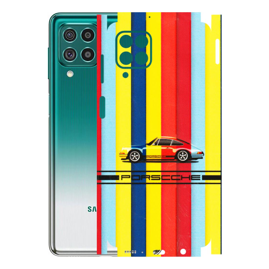 Samsung M/F/Note/Flip and C Phone Skins (All Models) - Multicolour Porche - 3D Embossed Finish (L-39) Samsung Galaxy F62