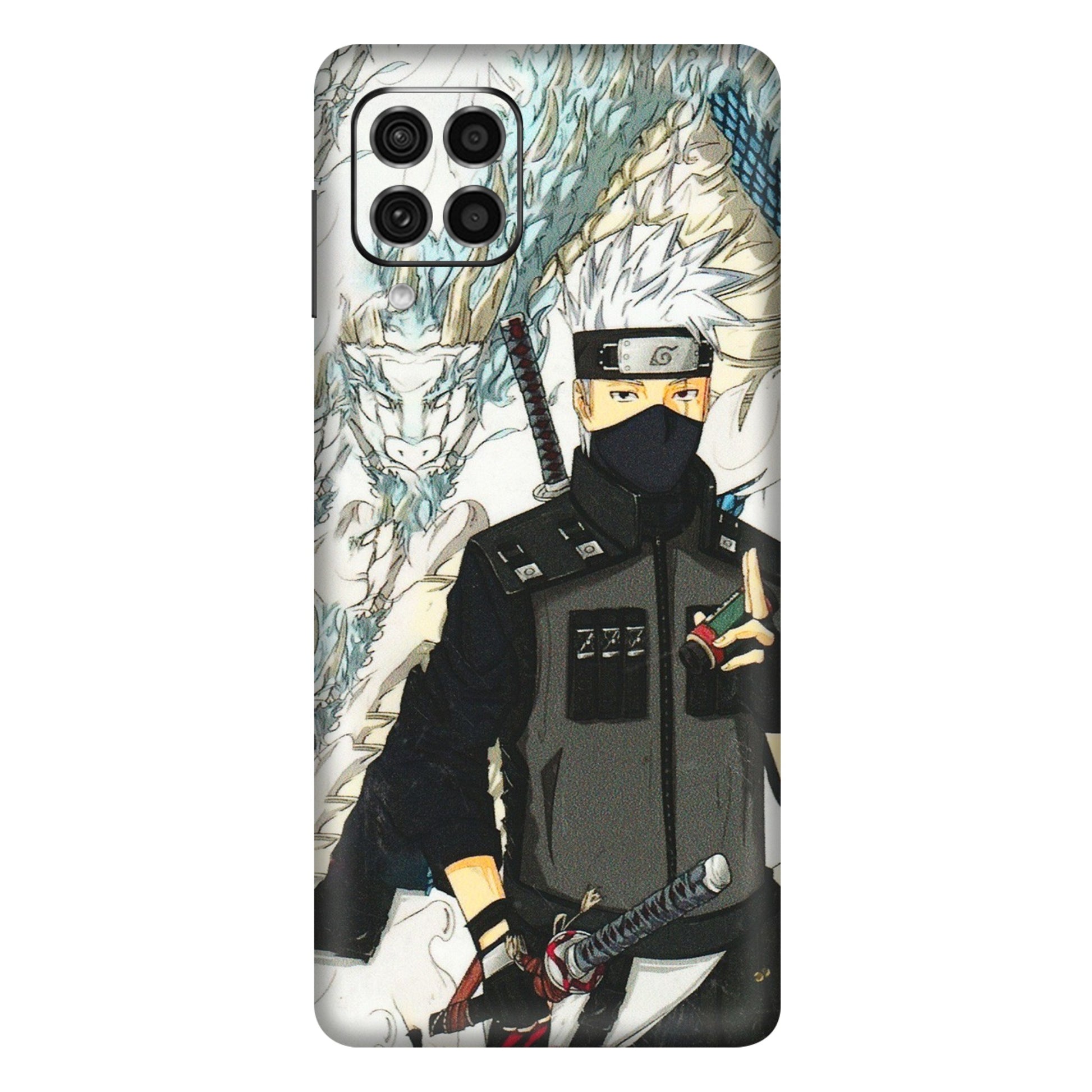 Samsung M/F/Note/Flip and C Phone Skins (All Models) - Kakashi Hatake Naruto Anime - 3D Embossed Finish (L-46) Samsung Galaxy F62
