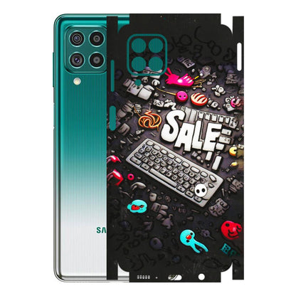 Samsung M/F/Note/Flip and C Phone Skins (All Models) - Gadgets Sale - 3D Embossed Finish (L-50) Samsung Galaxy F62