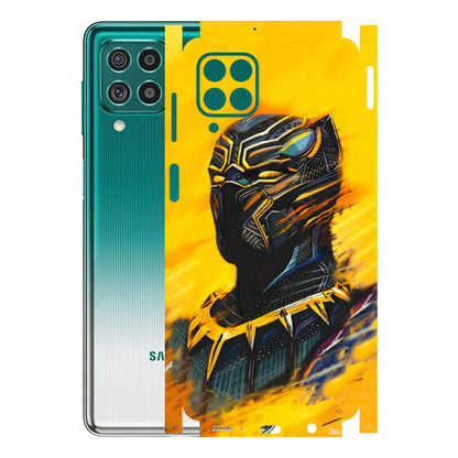 Samsung M/F/Note/Flip and C Phone Skins (All Models) - Yellow Panther - 3D Embossed Finish (L-54) Samsung Galaxy F62