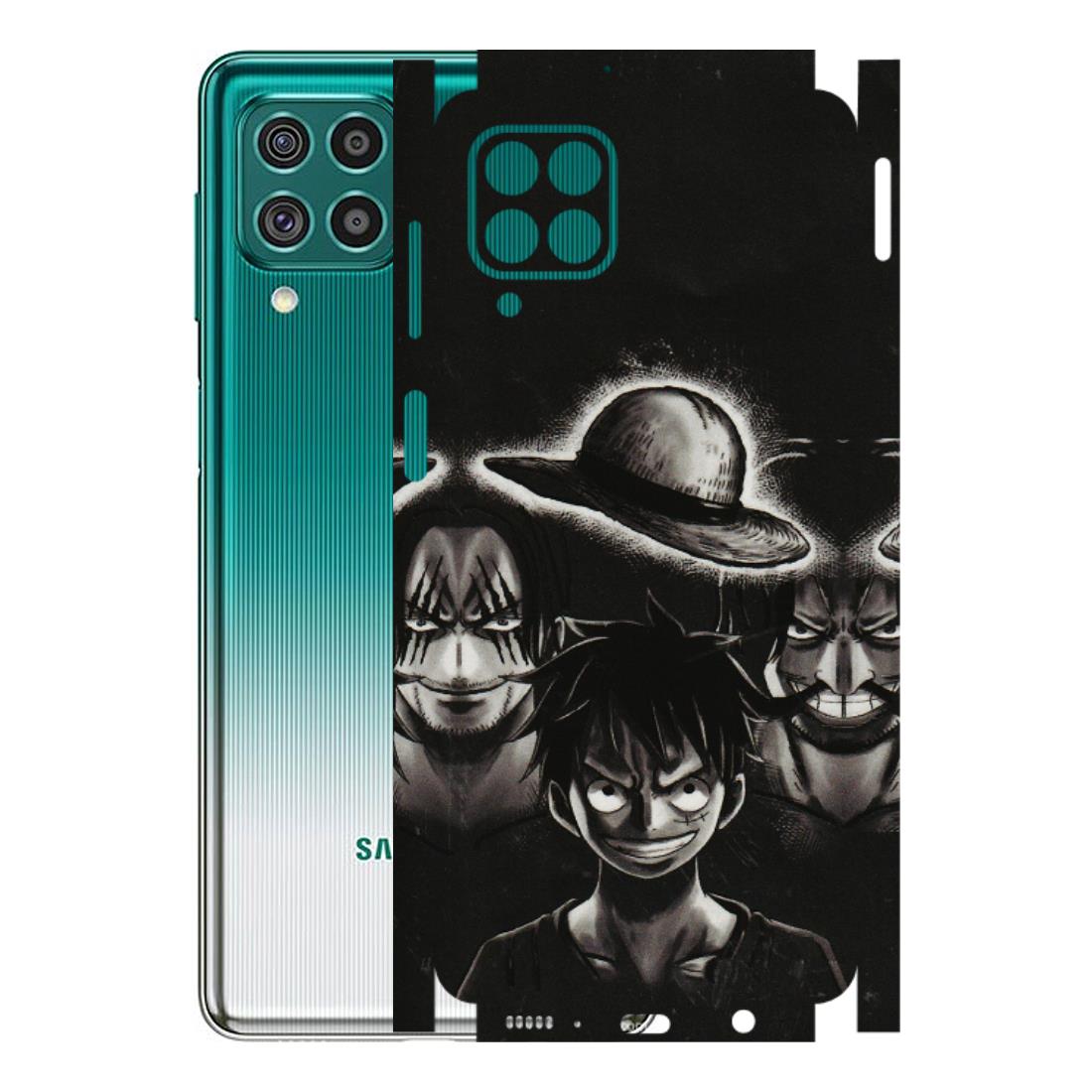 Samsung M/F/Note/Flip and C Phone Skins (All Models) - Black Luffy Hat - 3D Embossed Finish (L-57) Samsung Galaxy F62