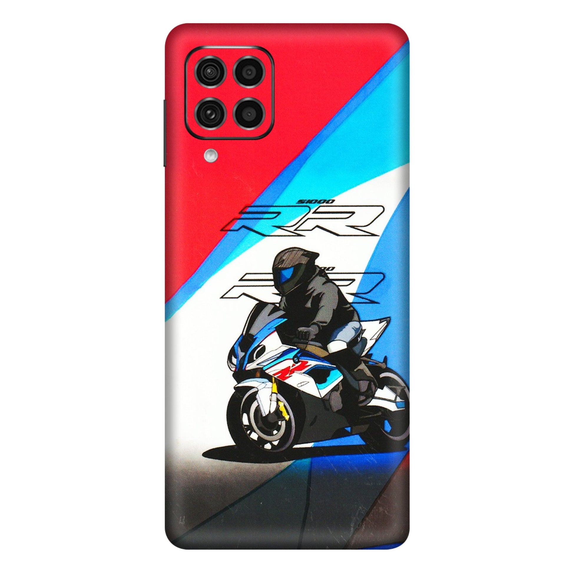 Samsung M/F/Note/Flip and C Phone Skins (All Models) - Bikers Love - 3D Embossed Finish (L-58) Samsung Galaxy F62