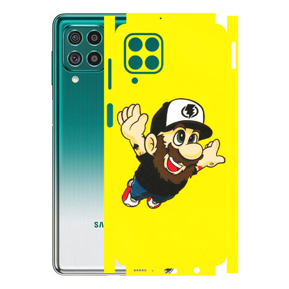 Samsung M/F/Note/Flip and C Phone Skins (All Models) - Flying Beardo - 3D Embossed Finish (L-60) Samsung Galaxy F62