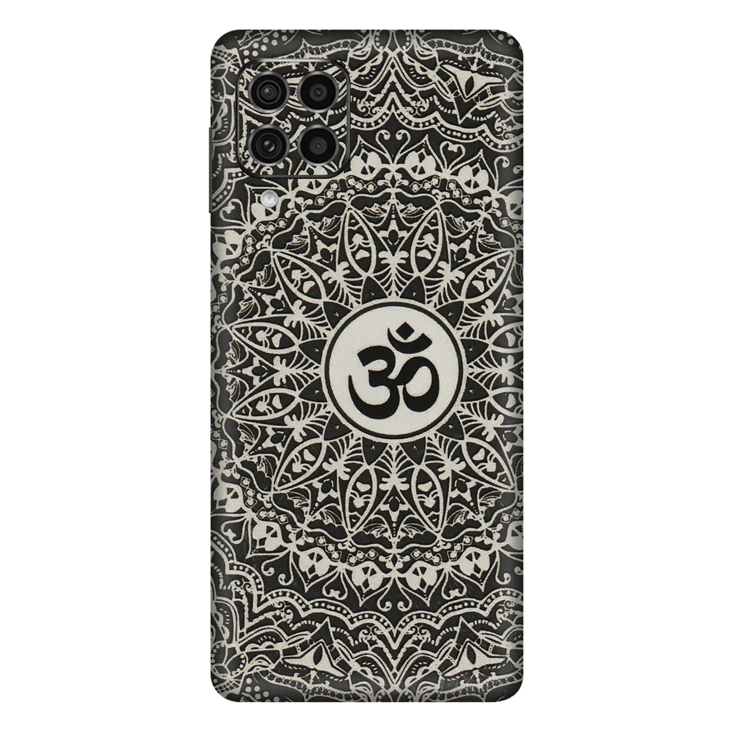Samsung M/F/Note/Flip and C Phone Skins (All Models) - Aum Elegant Mandala - 3D Embossed Finish (L-62) Samsung Galaxy F62