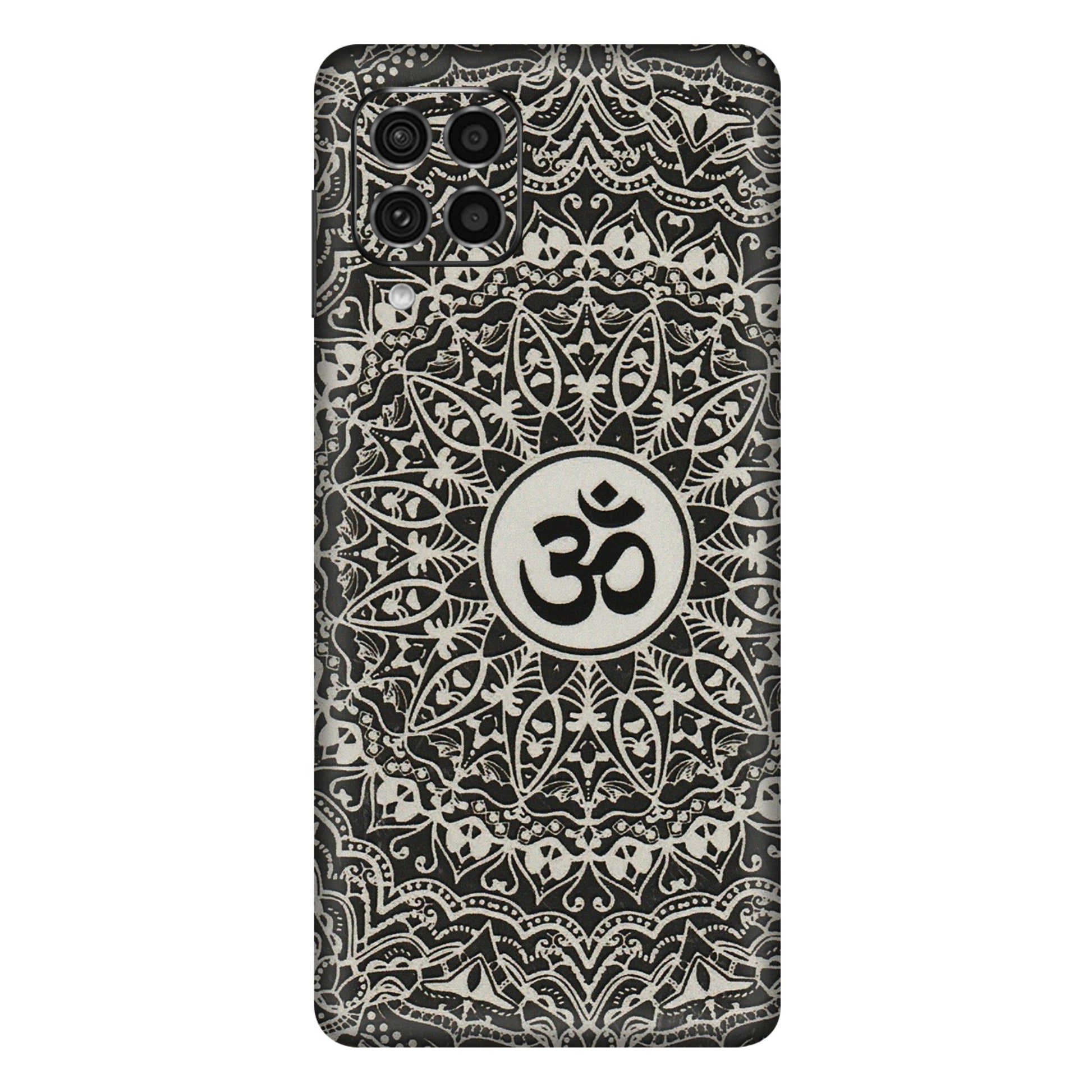 Samsung M/F/Note/Flip and C Phone Skins (All Models) - Aum Elegant Mandala - 3D Embossed Finish (L-62) Samsung Galaxy F62