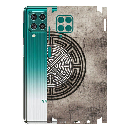 Samsung M/F/Note/Flip and C Phone Skins (All Models) - Mysterious Circular Design - 3D Embossed Finish (L-63) Samsung Galaxy F62