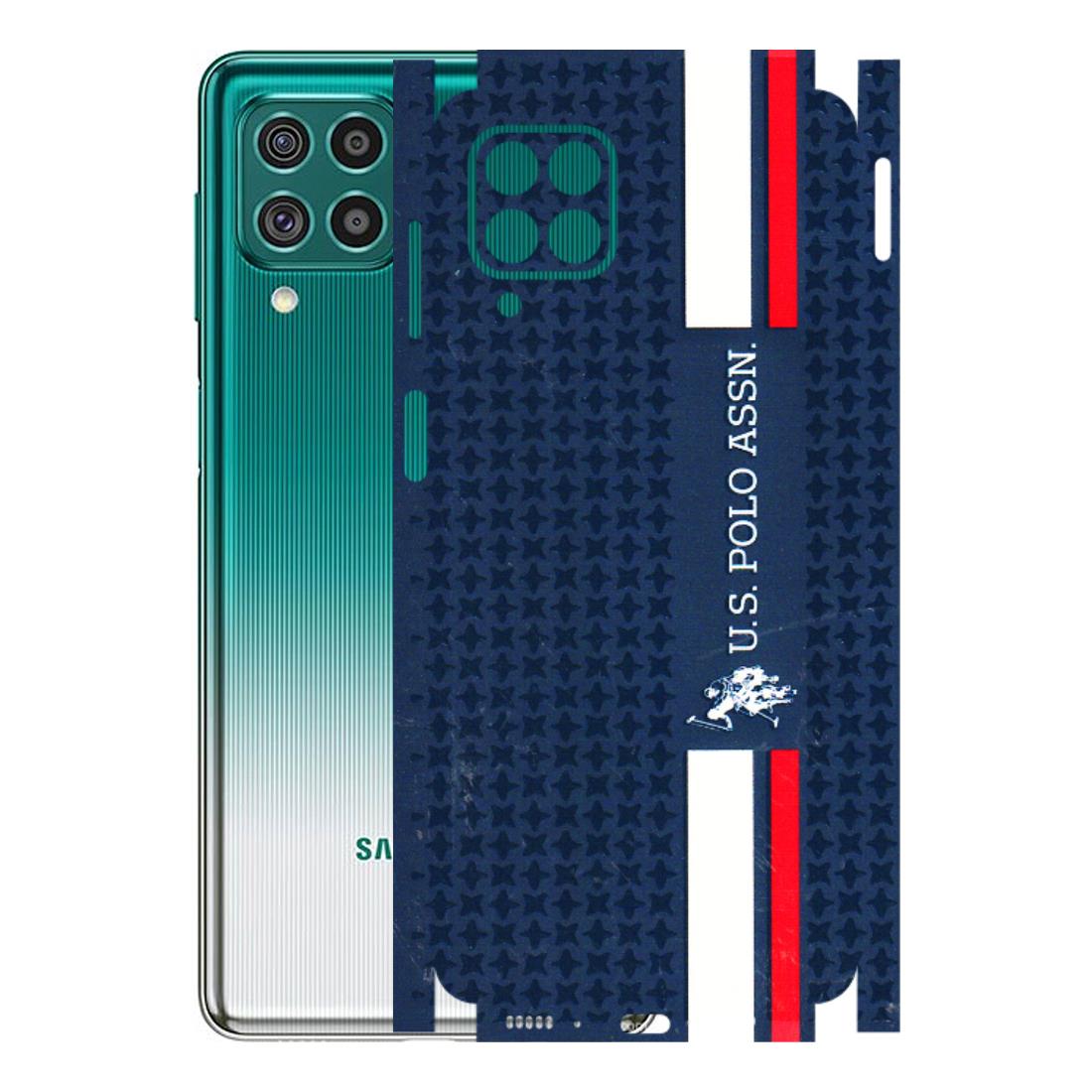 Samsung M/F/Note/Flip and C Phone Skins (All Models) - US POLO Designer Brand - 3D Embossed Finish (L-65) Samsung Galaxy F62