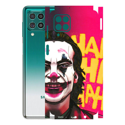 Samsung M/F/Note/Flip and C Phone Skins (All Models) - Joker Evil Laugh - 3D Embossed Finish (L-97) Samsung Galaxy F62
