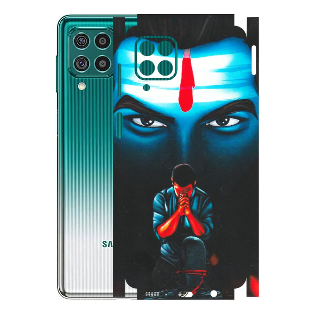 Samsung M/F/Note/Flip and C Phone Skins (All Models) - Mahakal Bhakt - Matte Finish (M-112) Samsung Galaxy F62