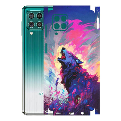 Samsung M/F/Note/Flip and C Phone Skins (All Models) - New Wild Wolf Abstract - Matte Finish (M-125) Samsung Galaxy F62