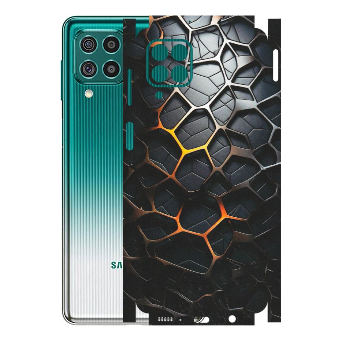 Samsung M/F/Note/Flip and C Phone Skins (All Models) - New Abstract Graphite Tiles - Matte Finish (M-130) Samsung Galaxy F62