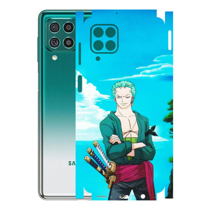 Samsung M/F/Note/Flip and C Phone Skins (All Models) - Cool Swordman Zoro Anime - Matte Finish (M-143) Samsung Galaxy F62