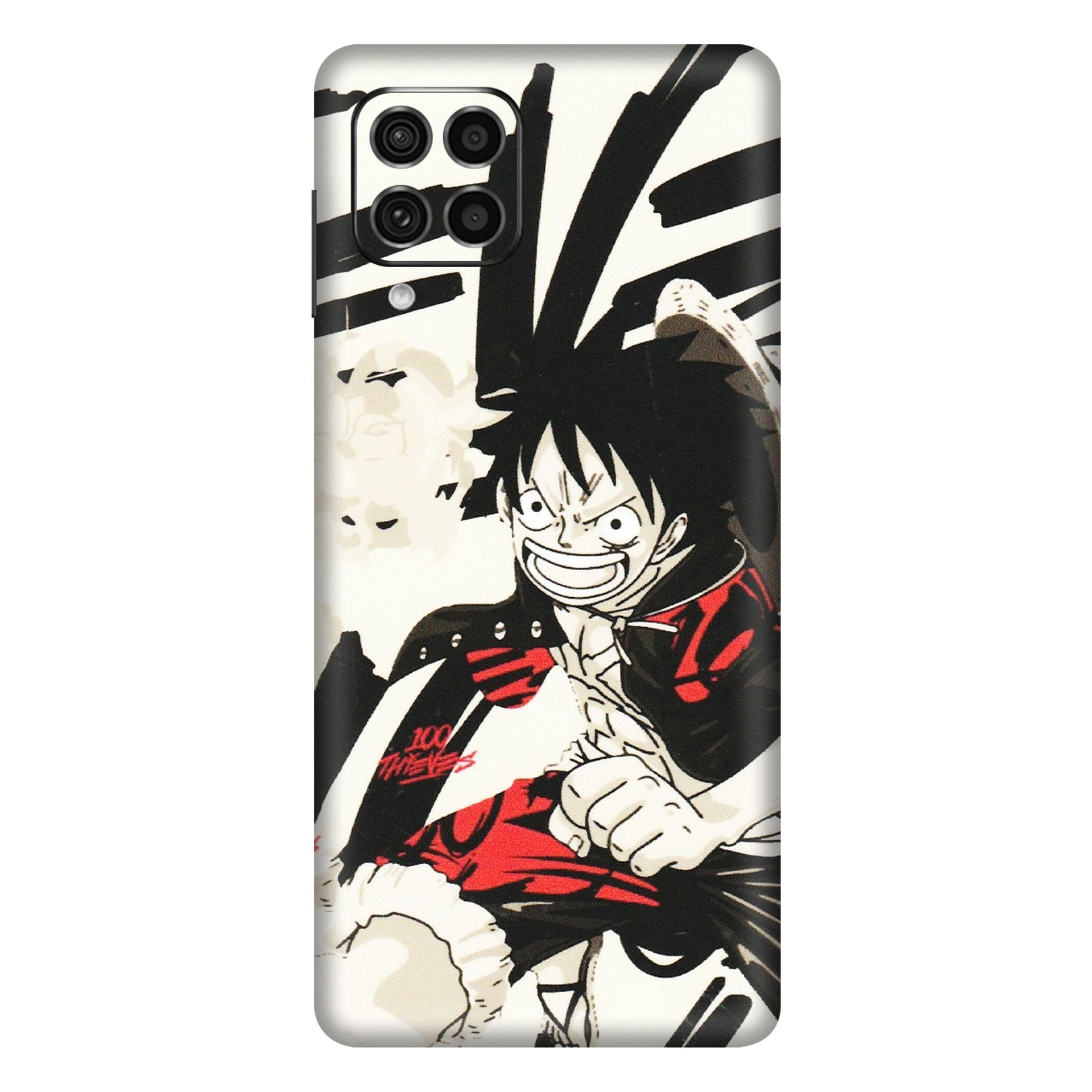 Samsung M/F/Note/Flip and C Phone Skins (All Models) - Monkey D.Luffy Manga Anime - Matte Finish (M-145) Samsung Galaxy F62