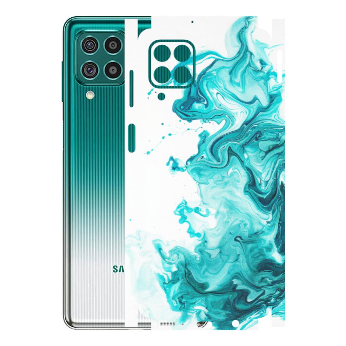 Samsung M/F/Note/Flip and C Phone Skins (All Models) - Sky Blue Abstract Colour - Matte Finish (M-146) Samsung Galaxy F62