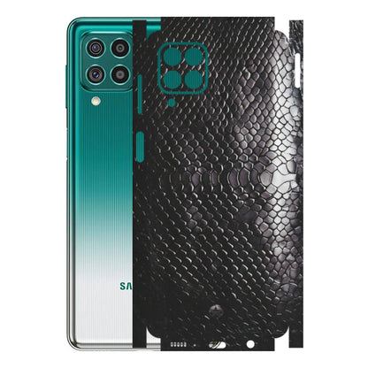 Samsung M/F/Note/Flip and C Phone Skins (All Models) - Black Snack Leather - Matte Finish (M-147) Samsung Galaxy F62