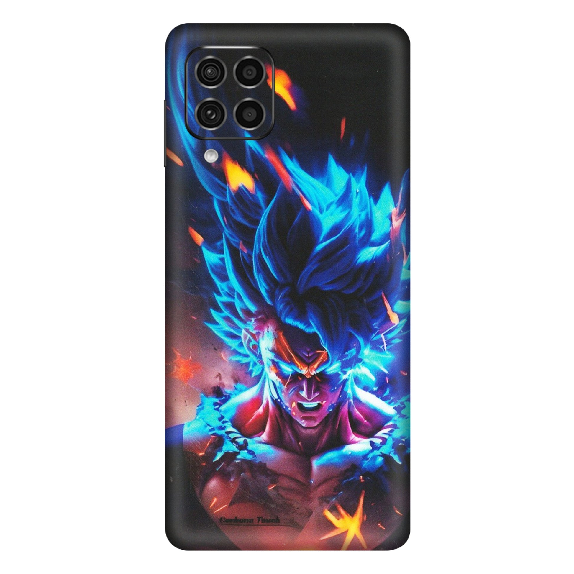 Samsung M/F/Note/Flip and C Phone Skins (All Models) - Angry Goku Dragon Ball Anime - Matte Finish (M-150) Samsung Galaxy F62