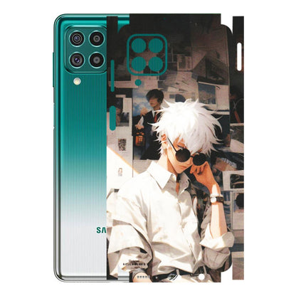 Samsung M/F/Note/Flip and C Phone Skins (All Models) - Gojo Satoru Jujustu Kaisen Anime - Matte Finish (M-156) Samsung Galaxy F62