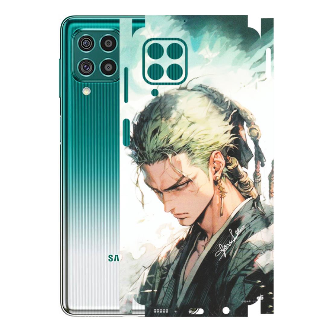 Samsung M/F/Note/Flip and C Phone Skins (All Models) - Pirate Hunter One Piece Anime - Matte Finish (M-157) Samsung Galaxy F62