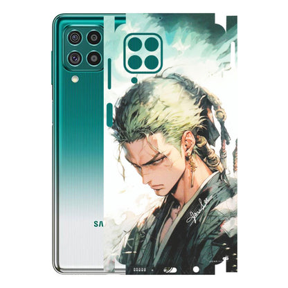 Samsung M/F/Note/Flip and C Phone Skins (All Models) - Pirate Hunter One Piece Anime - Matte Finish (M-157) Samsung Galaxy F62