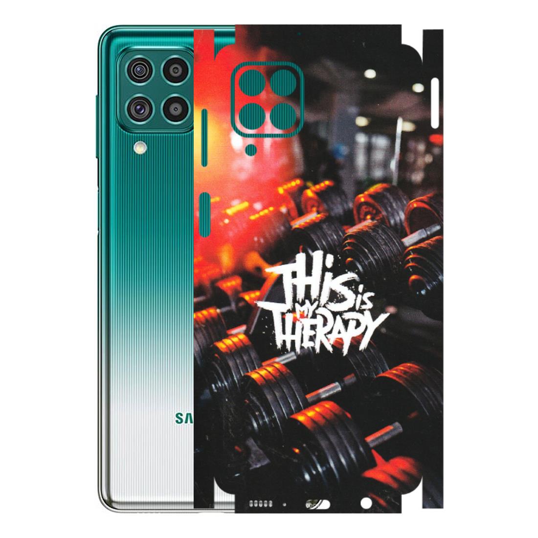 Samsung M/F/Note/Flip and C Phone Skins (All Models) - GYM Lover Therapy - Matte Finish (M-160) Samsung Galaxy F62