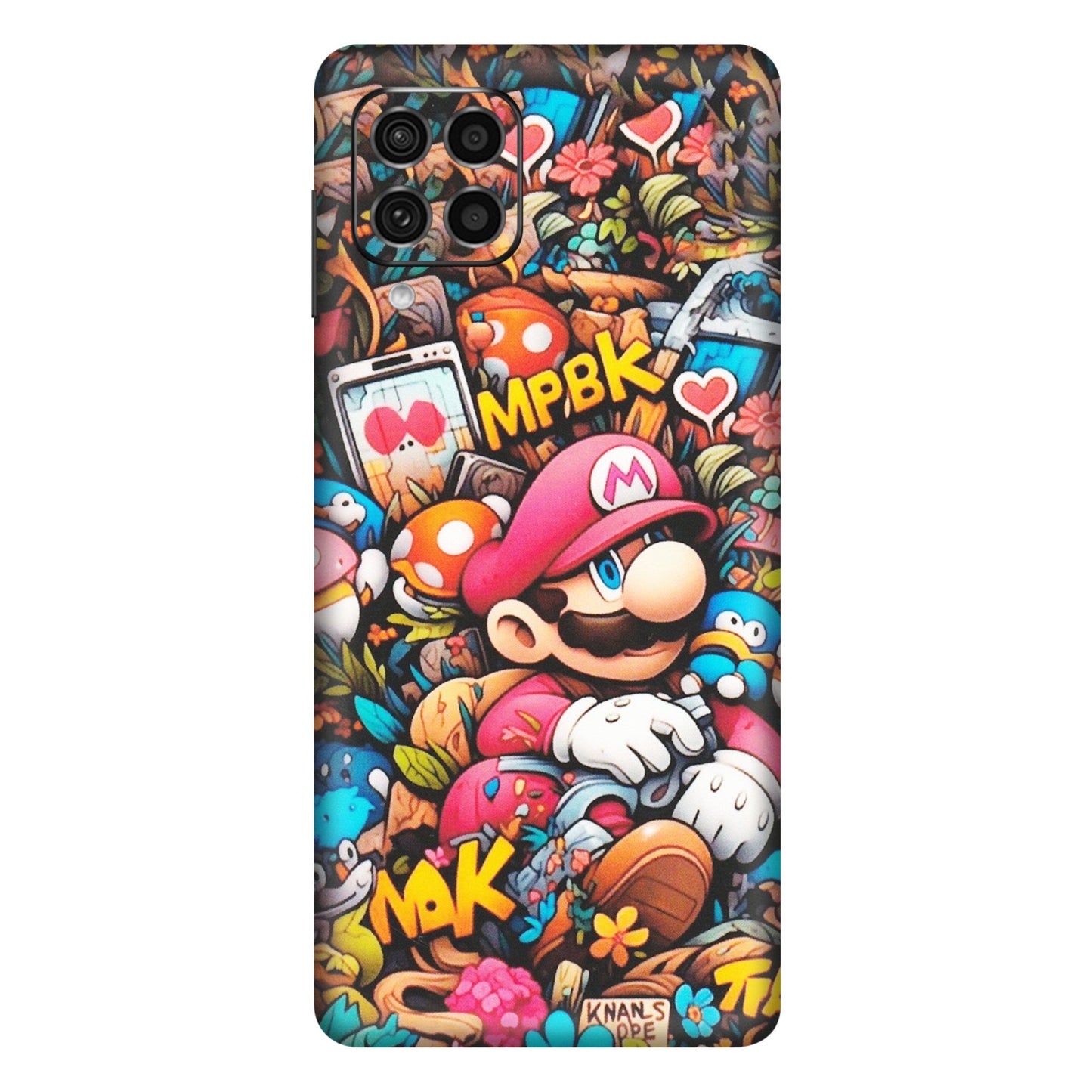 Samsung M/F/Note/Flip and C Phone Skins (All Models) - Super Mario Bros Artistic - Matte Finish (M-173) Samsung Galaxy F62
