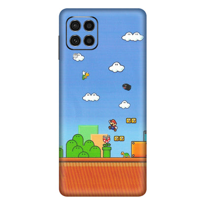 Samsung M/F/Note/Flip and C Phone Skins (All Models) - Mario Game Scene - Matte Finish (M-24) Samsung Galaxy F62