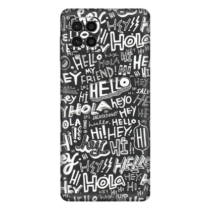 Samsung M/F/Note/Flip and C Phone Skins (All Models) - Hi Hello Doodles - Matte Finish (M-25) Samsung Galaxy F62
