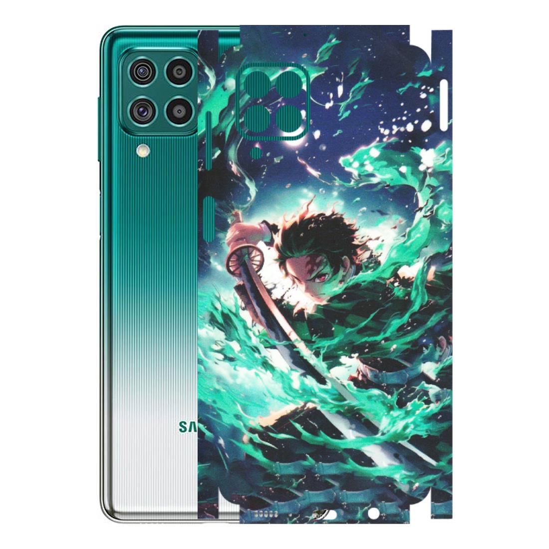 Samsung M/F/Note/Flip and C Phone Skins (All Models) - Sword Fighter Anime - Matte Finish (M-29) Samsung Galaxy F62