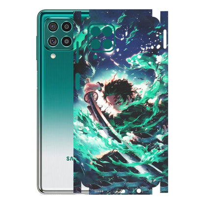 Samsung M/F/Note/Flip and C Phone Skins (All Models) - Sword Fighter Anime - Matte Finish (M-29) Samsung Galaxy F62