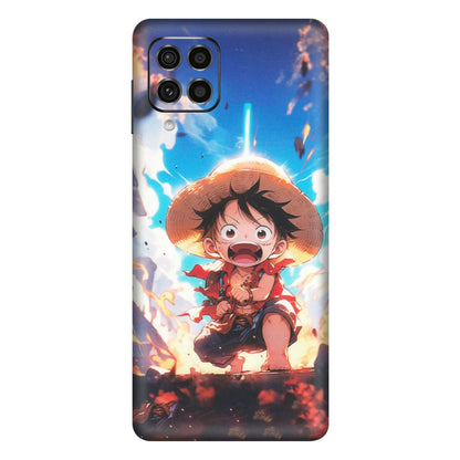 Samsung M/F/Note/Flip and C Phone Skins (All Models) - Toon One Piece Cute Character - Matte Finish (M-35) Samsung Galaxy F62